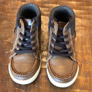 Faux leather boots worn once